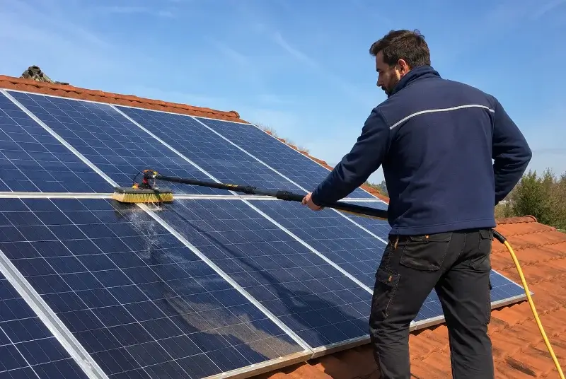 Nettoyage et entretien de panneaux solaires à Vautebis